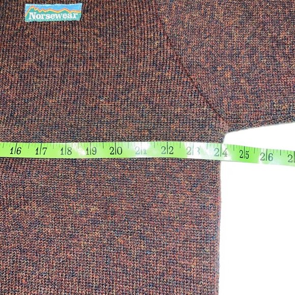 Vintage Norsewear Wool New Zealand Pullover Chunky Crew Sweater Mens XL - Picture 9 of 10